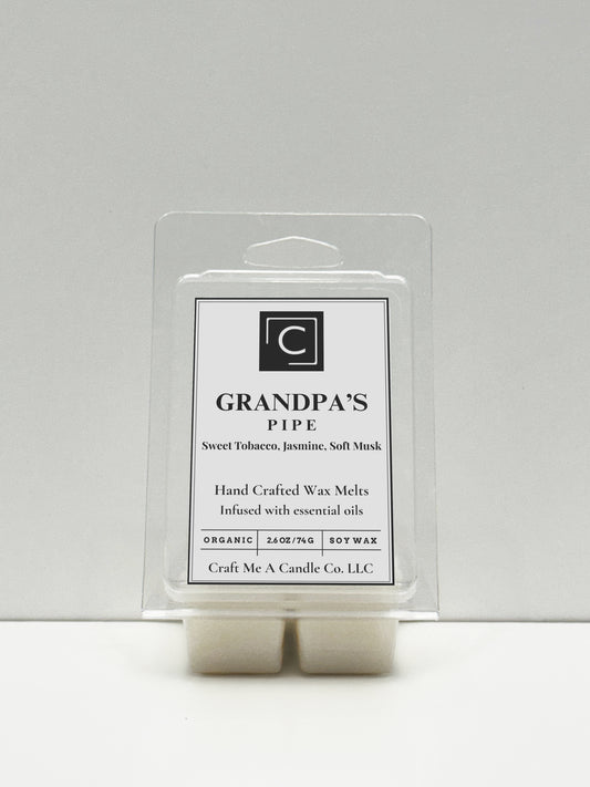Grandpa_s Pipe Wax Melts | Hand-Crafted Wax Melts | Organic Soy Wax Melts