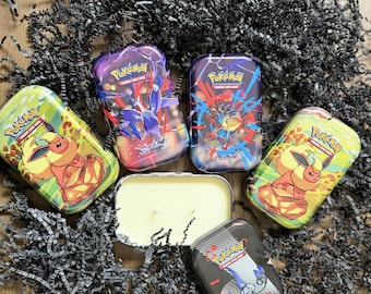 Pokémon Tin Candle 3.5oz, Le Citron , Cute Pokémon Gift Tin, Anime-Inspired Candle