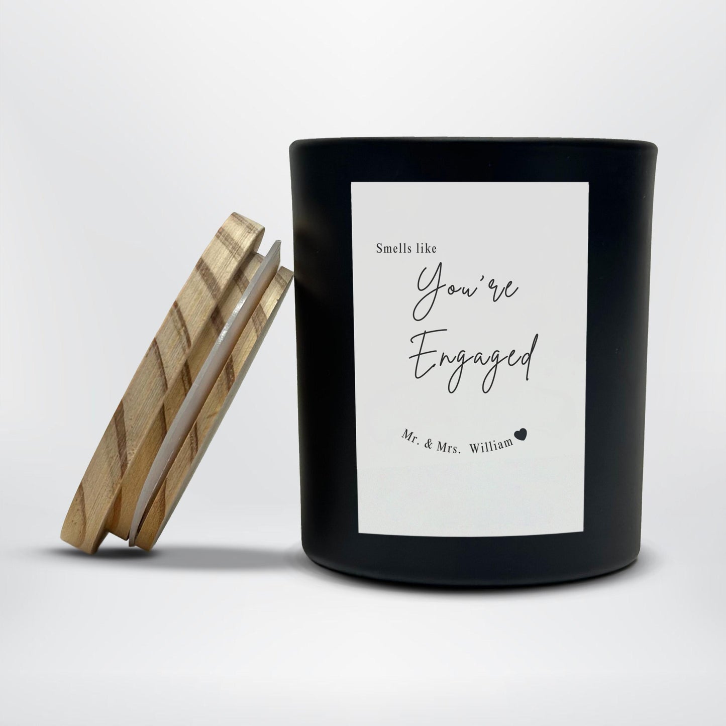 Engagement Candle Gift | Smells Like You’re Engaged | Personalized Couple Candle
