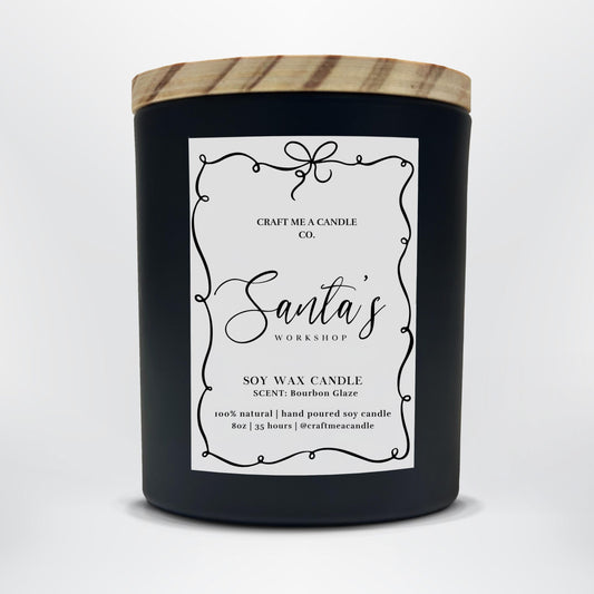Santa’s Workshop Candle | Hand-Poured 8oz Soy Candle