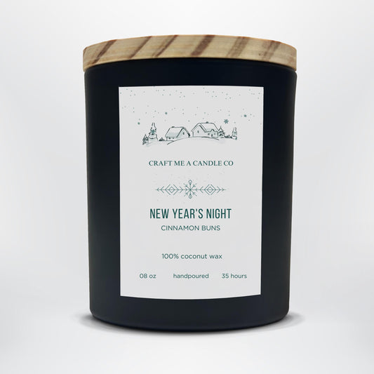 New Year’s Night Candle | Hand-Poured 8oz Coconut Wax Candle