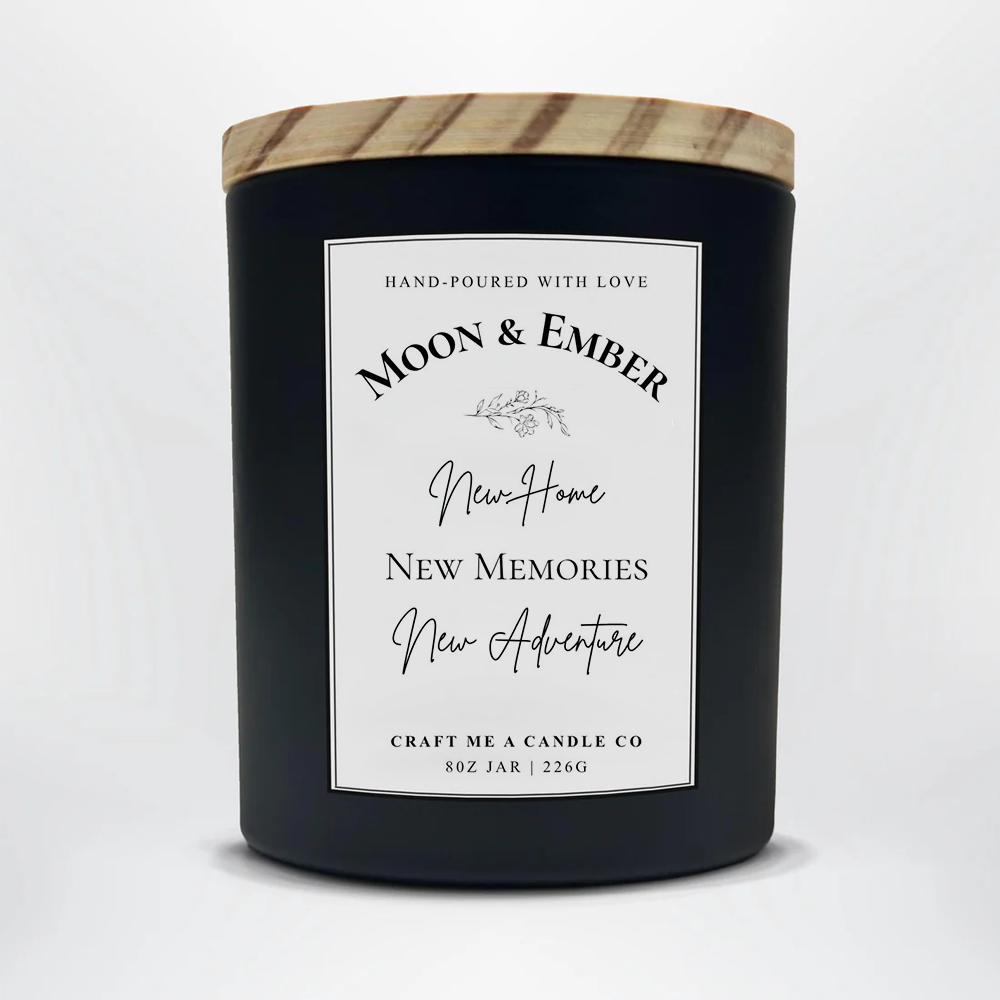 Personalized New Home Candle | Custom Names Soy Wax Candle | Housewarming Gift | First Home Gift