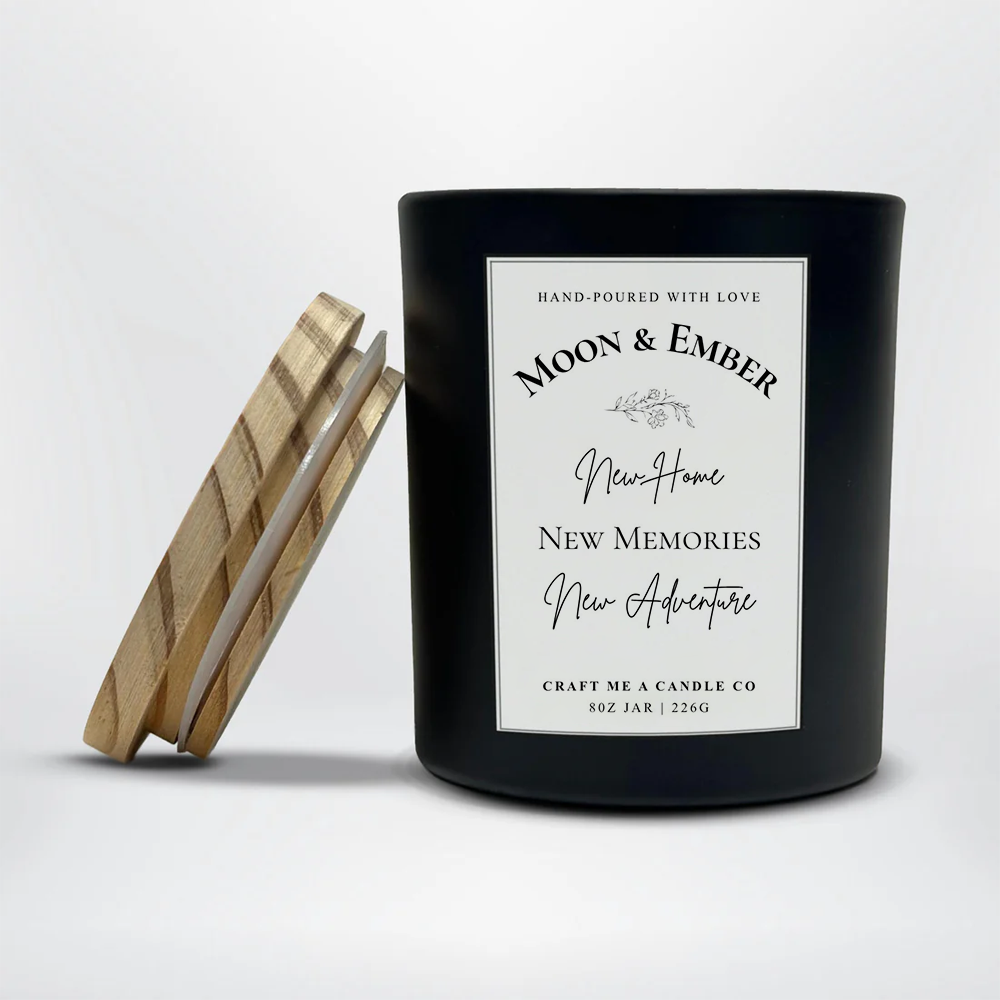 Personalized New Home Candle | Custom Names Soy Wax Candle | Housewarming Gift | First Home Gift