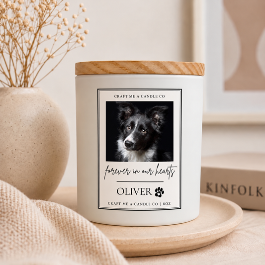 Personalized Pet Memorial Candle | Dog Remembrance Candle | Pet Sympathy Gift | Pet Remembrance Gift