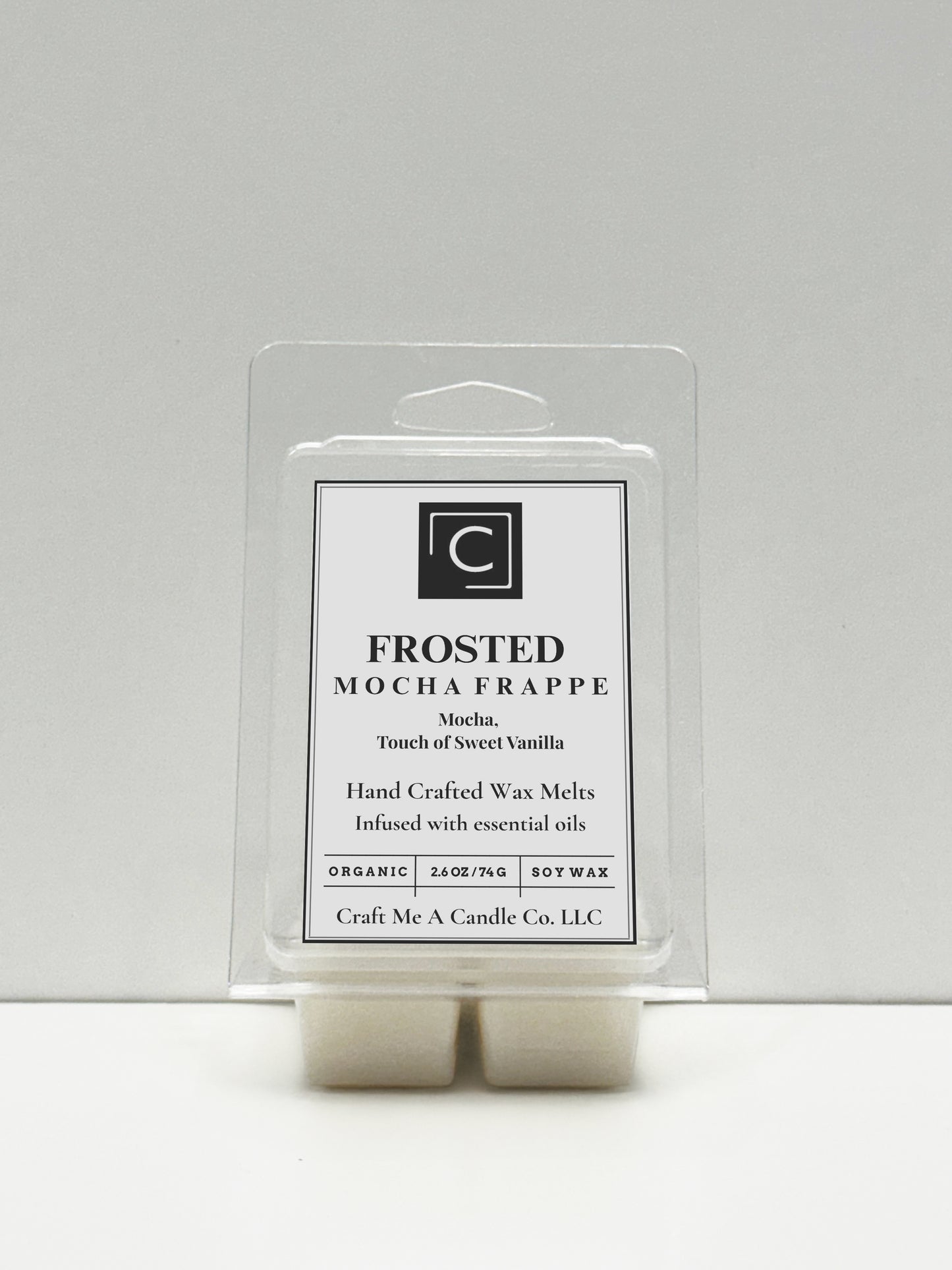 Frosted Mocha Frappe Wax Melts | Hand-Crafted Wax Melts | Organic Soy Wax Melts