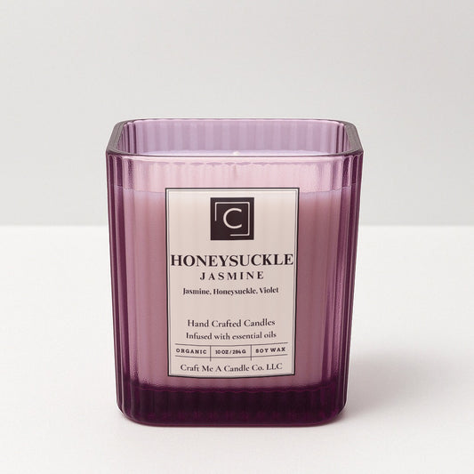 Honeysuckle Jasmine Scented Candle | Natural Soy Wax Candle | Mothers day Edition