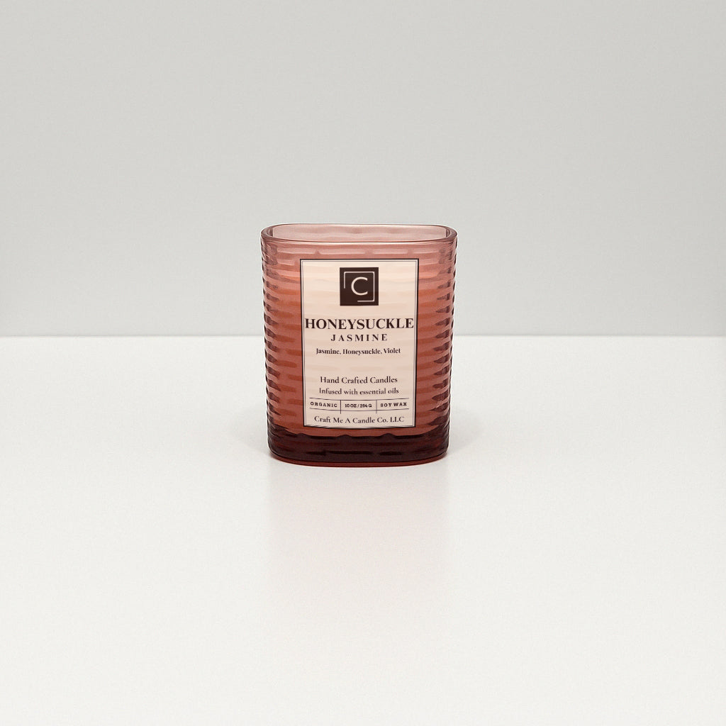 Honeysuckle Jasmine Scented Candle | Natural Soy Wax Candle | Mothers day Edition
