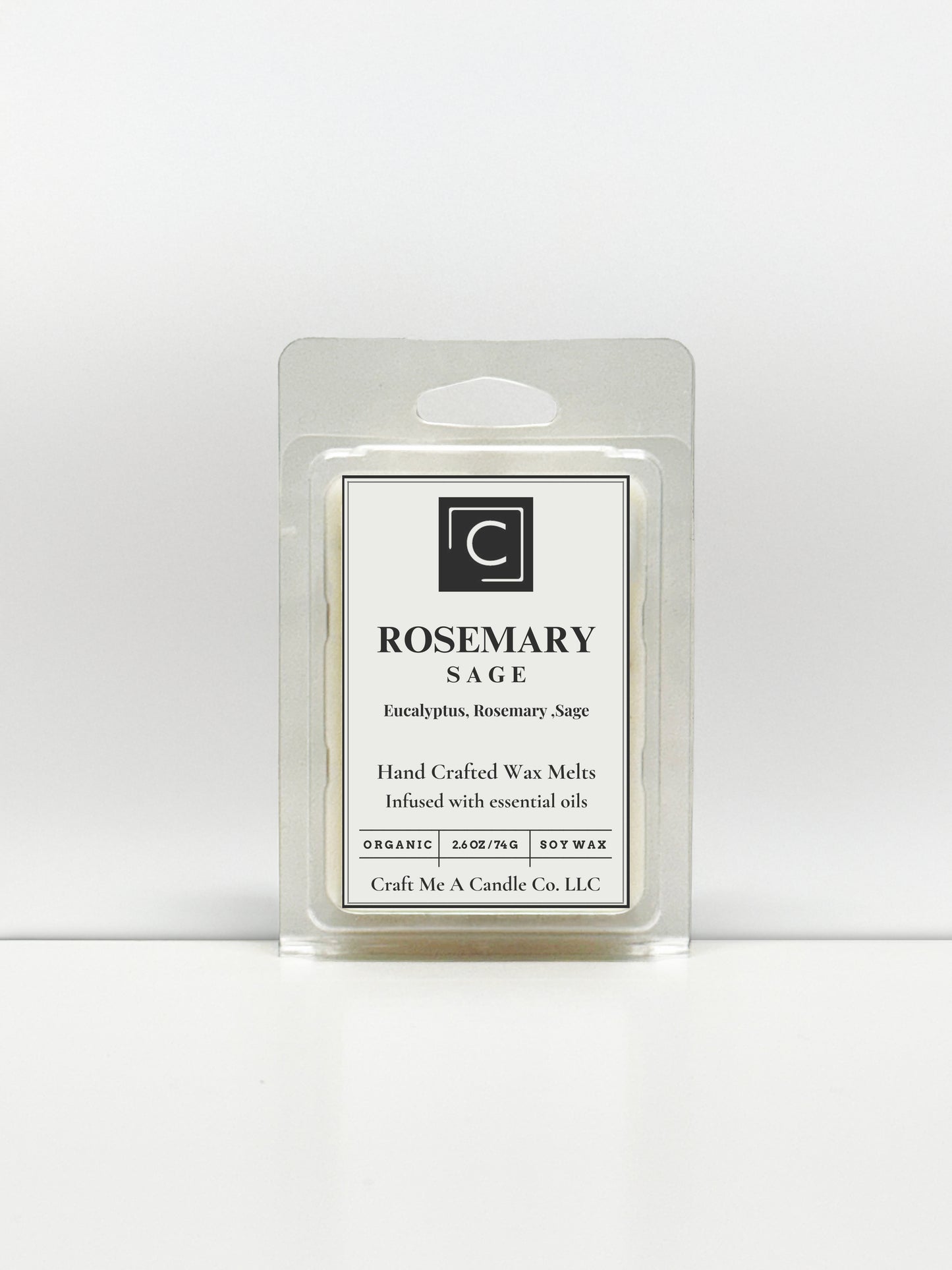 Rosemary Sage Wax Melts | Hand-Crafted Wax Melts | Organic Soy Wax Melts
