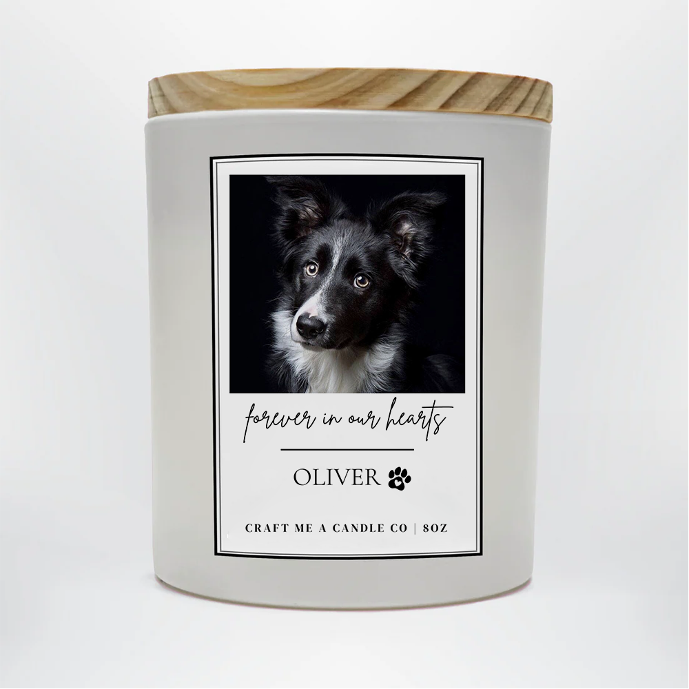 Personalized Pet Memorial Candle | Dog Remembrance Candle | Pet Sympathy Gift | Pet Remembrance Gift