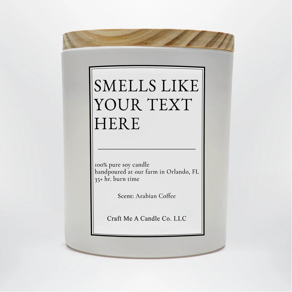 Personalized 8oz Soy Candle | Custom Corporate Gift Candle | Employee Appreciation Gift