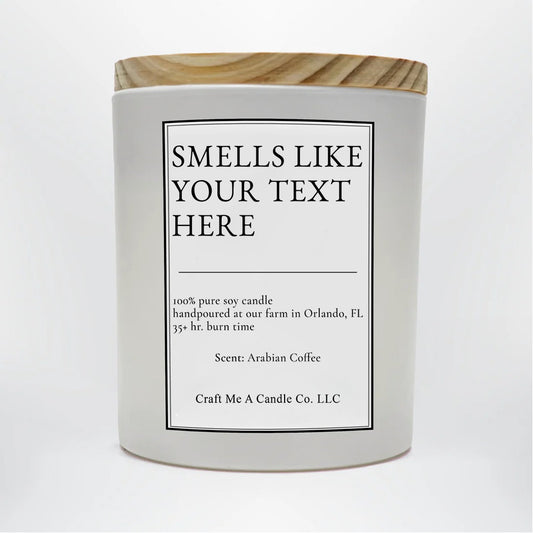 Personalized 8oz Soy Candle | Custom Corporate Gift Candle | Employee Appreciation Gift