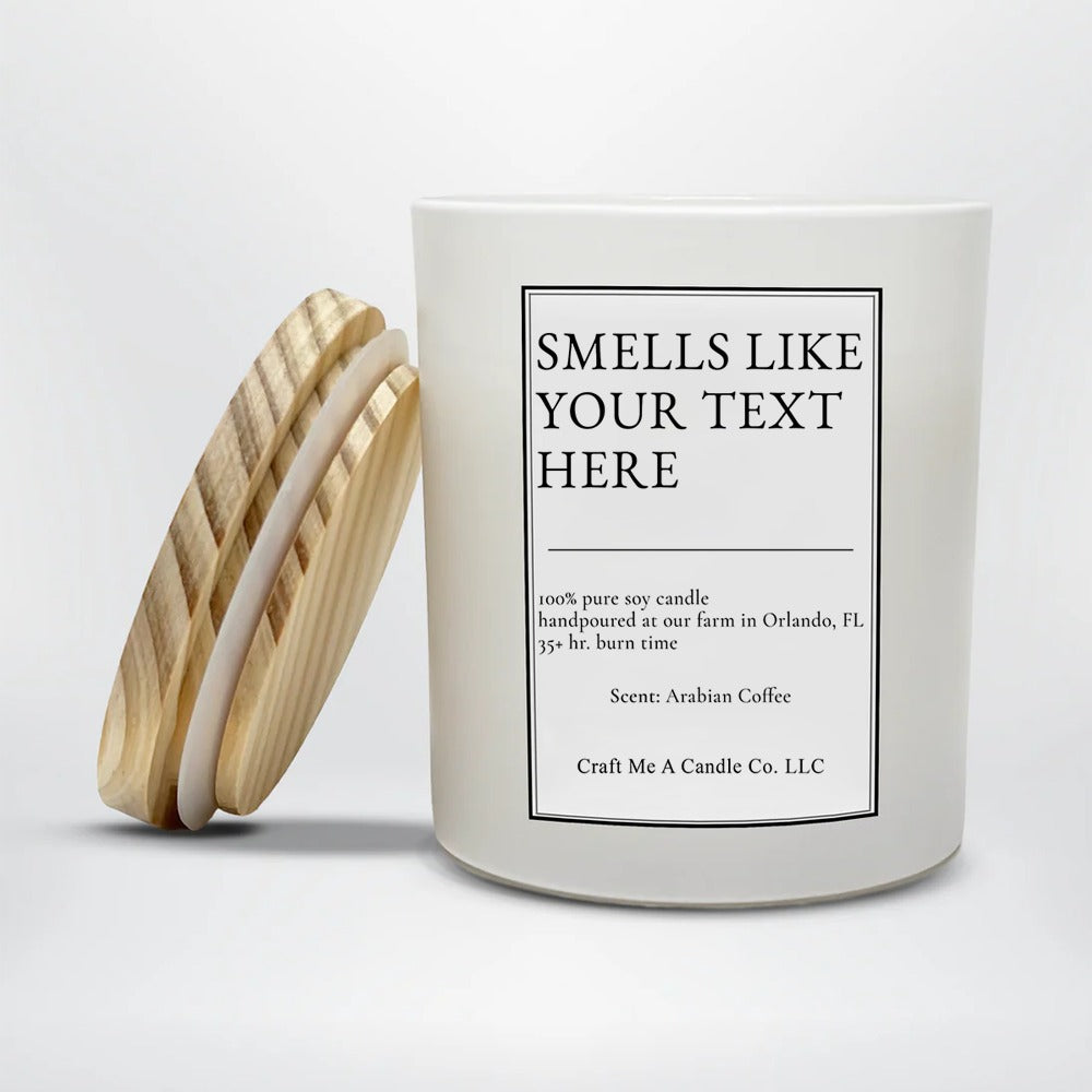 Personalized 8oz Soy Candle | Custom Corporate Gift Candle | Employee Appreciation Gift