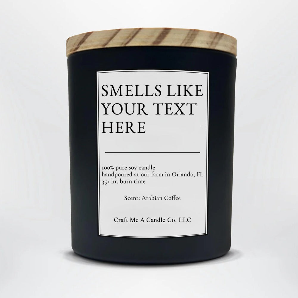 Personalized 8oz Soy Candle | Custom Corporate Gift Candle | Employee Appreciation Gift