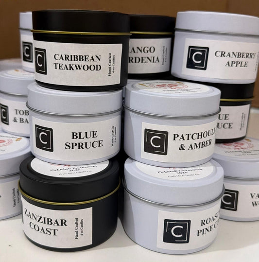 Customized Tin Candle - Scented Soy Wax Favors for Wedding - Wedding Favors - Bulk for Guests Candle Favors - Personalized Wedding Favors