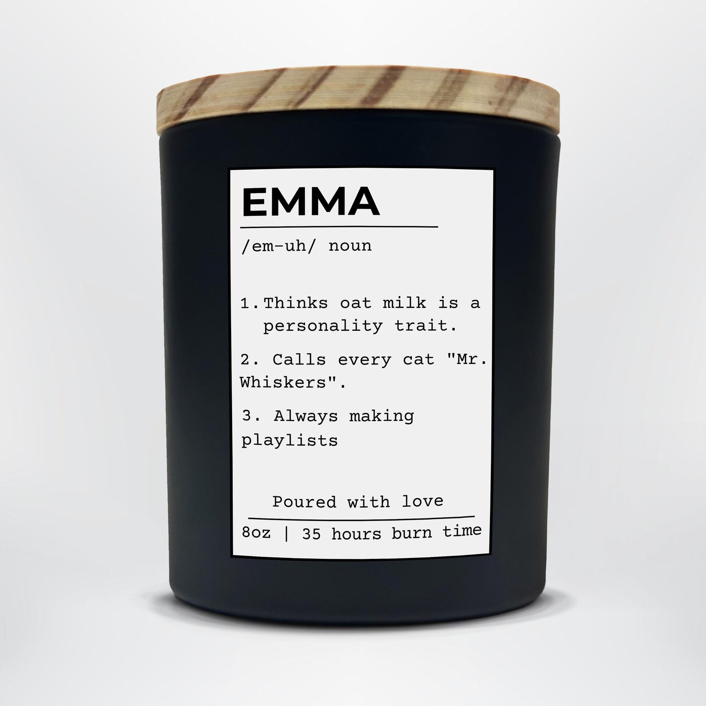 Name Definition Candle - Custom Funny Birthday Gift, Name Definition Gift