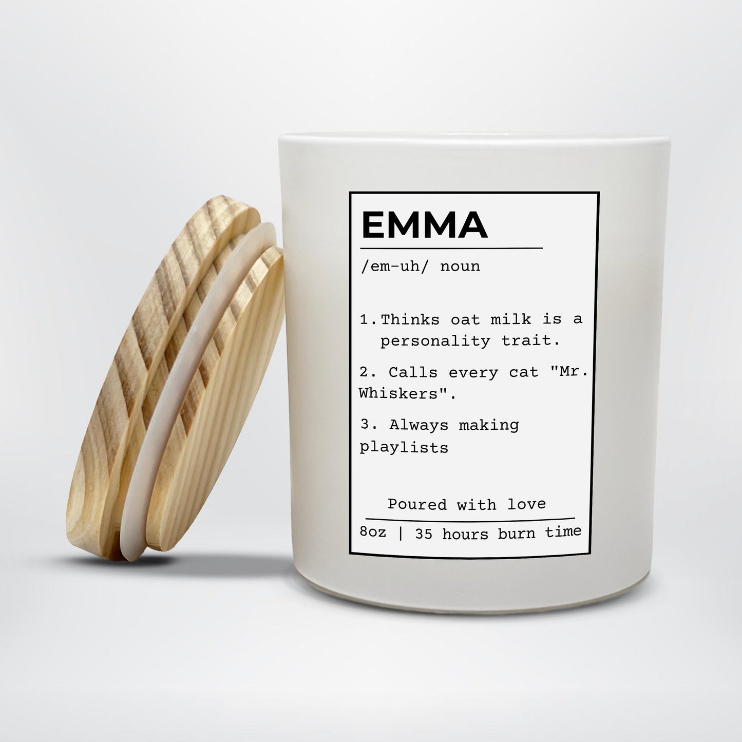 Name Definition Candle - Custom Funny Birthday Gift, Name Definition Gift