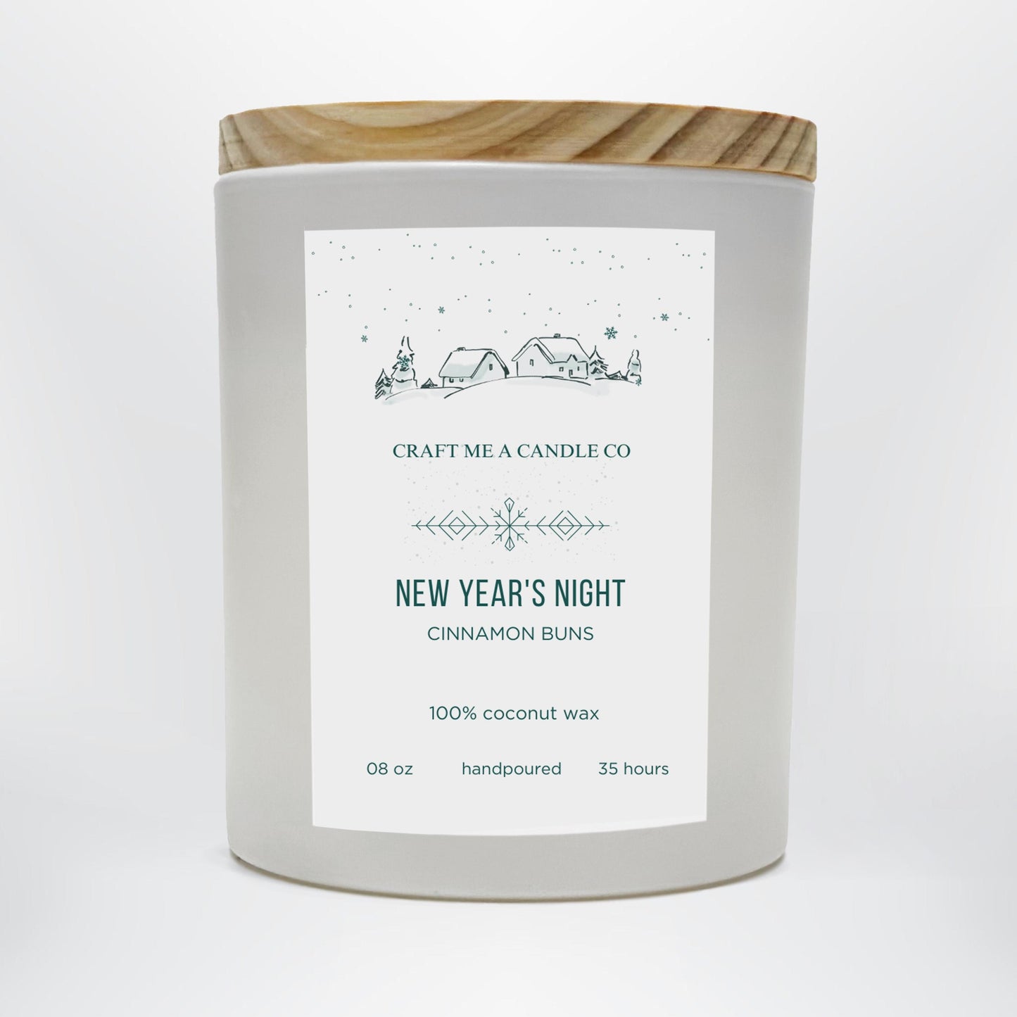 New Year’s Night Candle | Hand-Poured 8oz Coconut Wax Candle