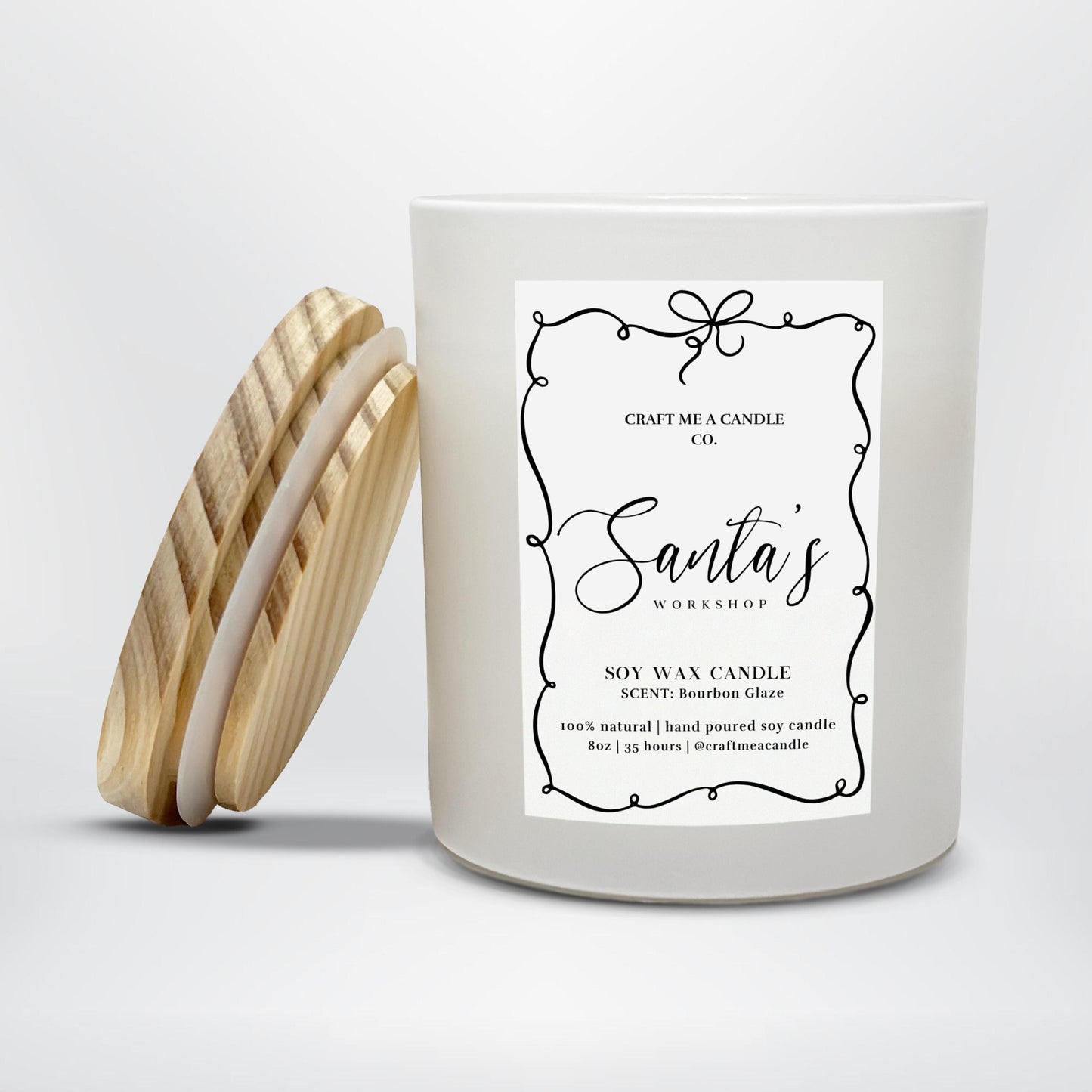 Santa’s Workshop Candle | Hand-Poured 8oz Soy Candle