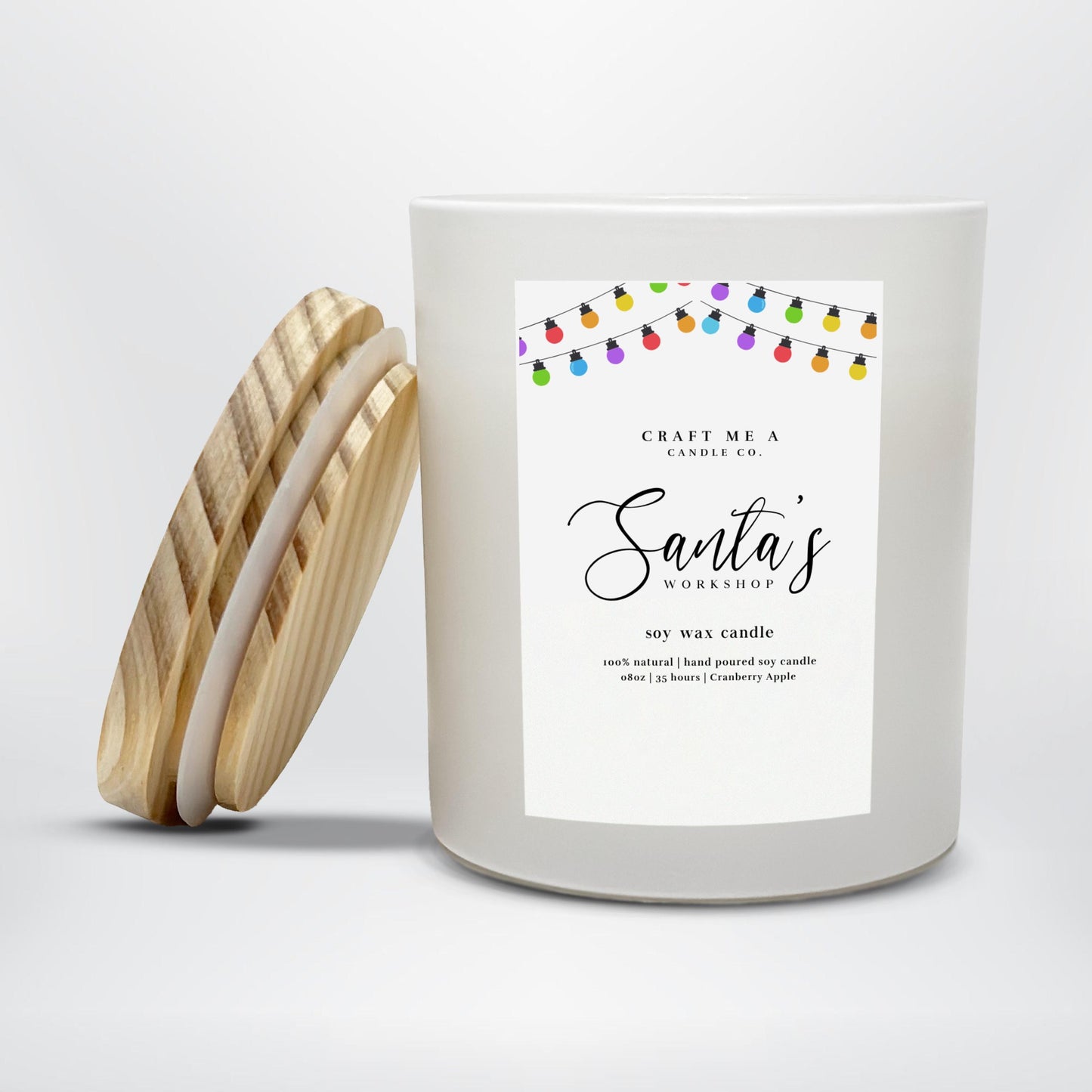 Santa’s Workshop Candle | Hand-Poured 8oz Soy Candle