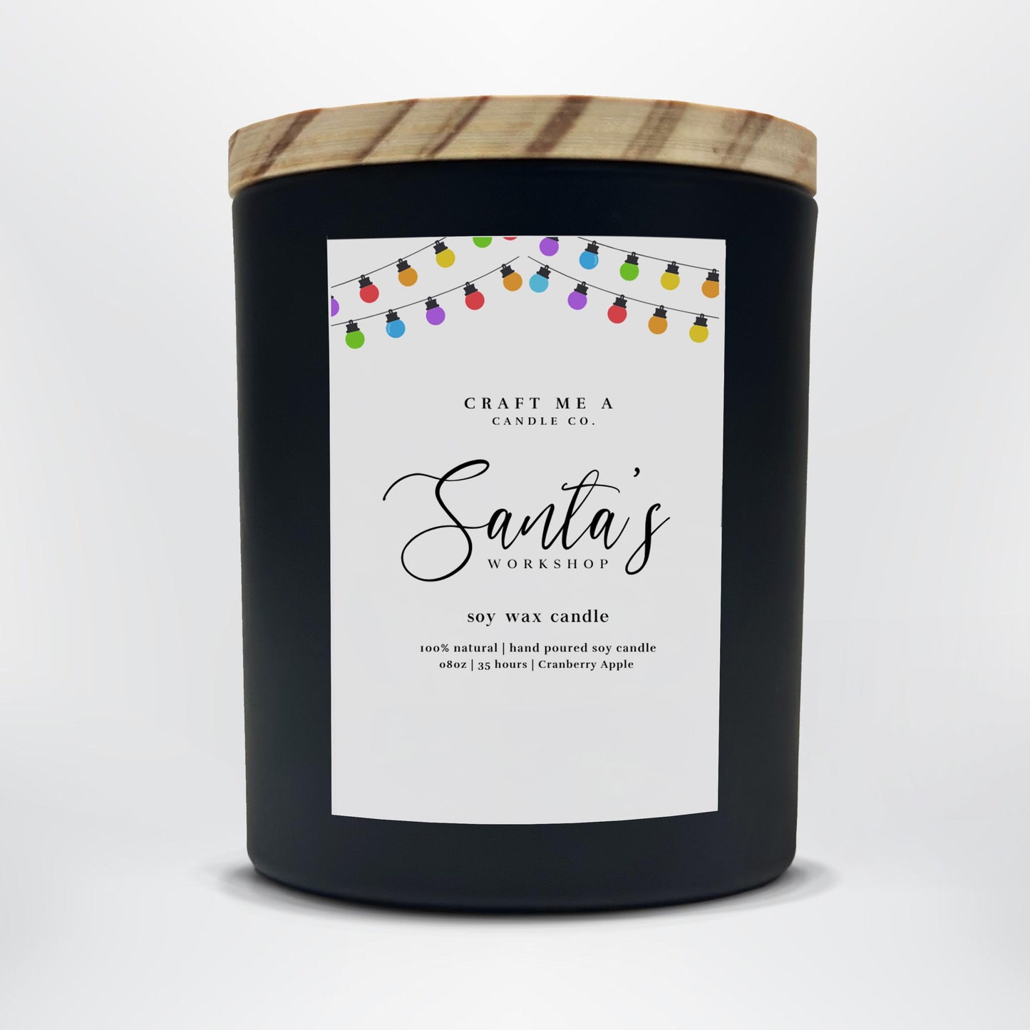 Santa’s Workshop Candle | Hand-Poured 8oz Soy Candle